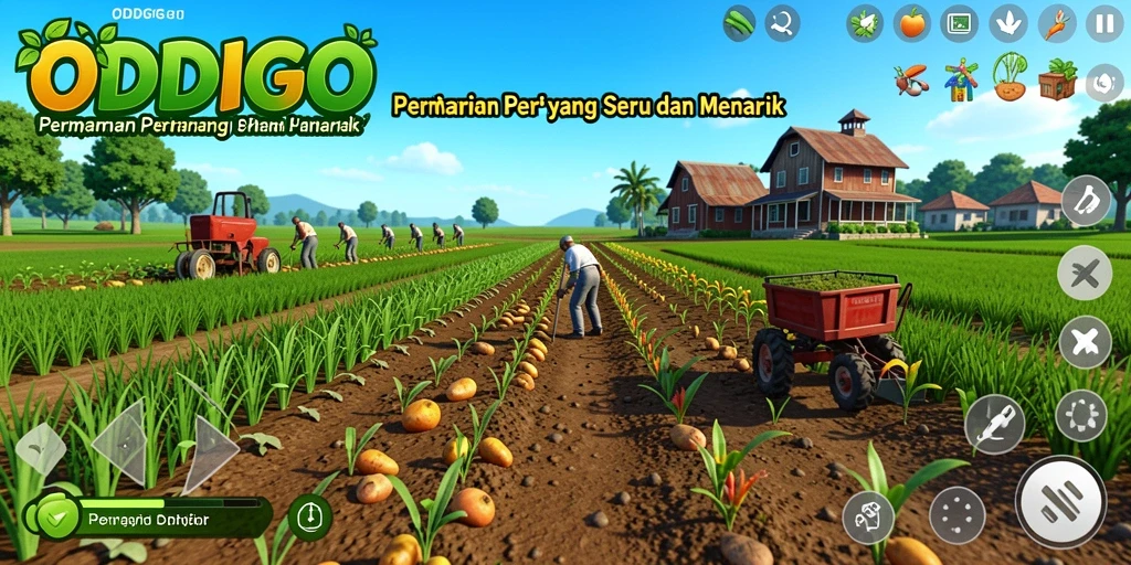 Tampilan gameplay ODDIGO yang menarik dan mengasyikkan.