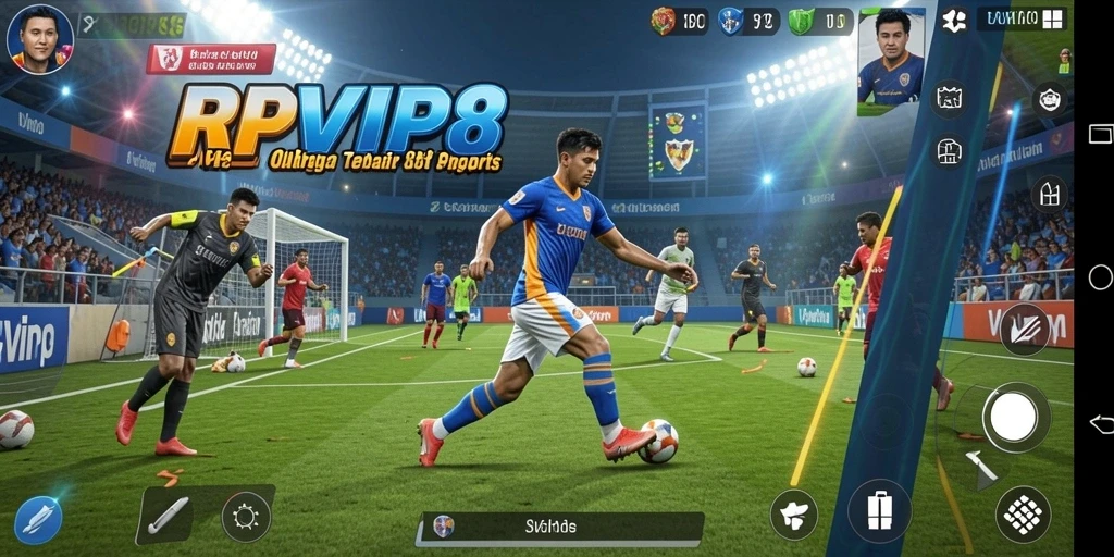 Tampilan gameplay RPVIP8 yang dinamis dan mengasyikkan.